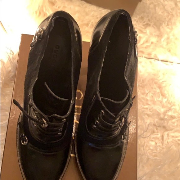 Gucci booties 10B with pony hair w/ original box. - Picture 3 of 6